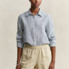Regular Fit Striped Linen Shirt