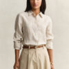 Regular Fit Striped Linen Shirt