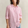 Relaxed Fit Classic Striped Poplin Shirt