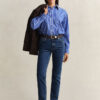 Relaxed Fit Classic Striped Poplin Shirt