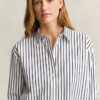 Relaxed Fit Classic Striped Poplin Shirt