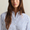 Relaxed Fit Classic Striped Poplin Shirt