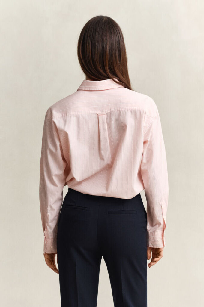 Relaxed Fit Classic Striped Poplin Shirt