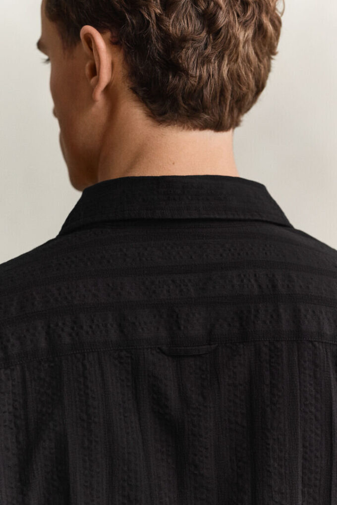 Relaxed Fit Dobby Striped Shirt