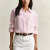 Relaxed Fit Striped Linen Shirt