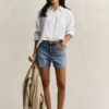 Relaxed Fit Striped Linen Shirt