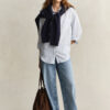 Relaxed Fit Striped Linen Shirt