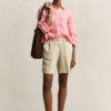 Relaxed Fit Striped Linen Shirt