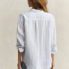 Relaxed Fit Striped Linen Shirt