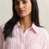 Relaxed Fit Striped Linen Shirt