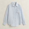 Relaxed Fit Striped Linen Shirt