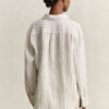 Relaxed Fit Striped Linen Shirt