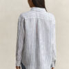 Relaxed Fit Striped Linen Shirt