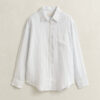 Relaxed Fit Striped Linen Shirt