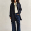 Relaxed Fit Striped Poplin Shirt