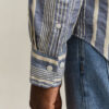 Relaxed Fit Striped Seersucker Shirt