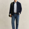 Ribbed Buttoned Cardigan