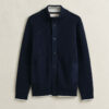 Ribbed Buttoned Cardigan