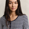 Ribbed Henley Top