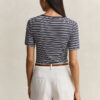 Ribbed Henley Top
