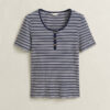 Ribbed Henley Top