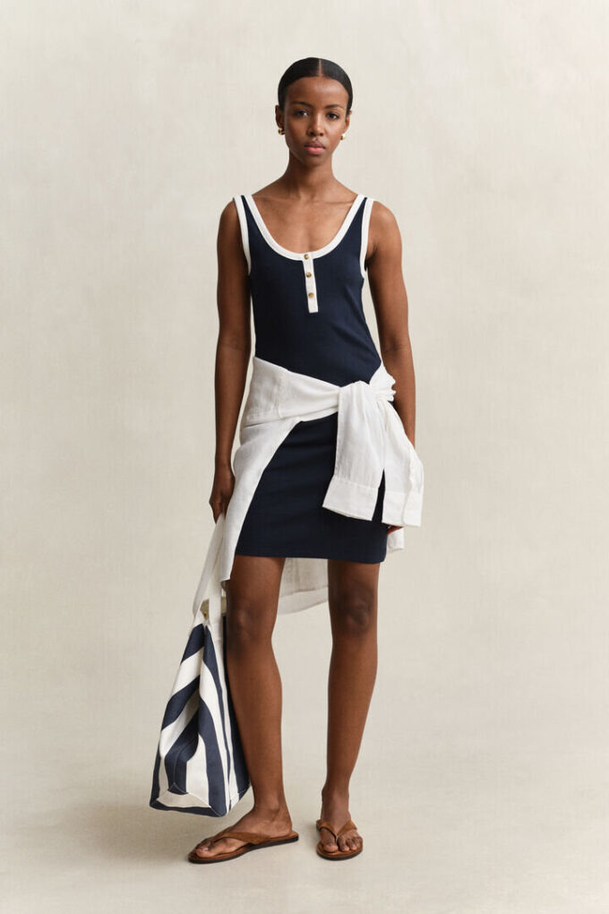 Ribbed Tank Dress