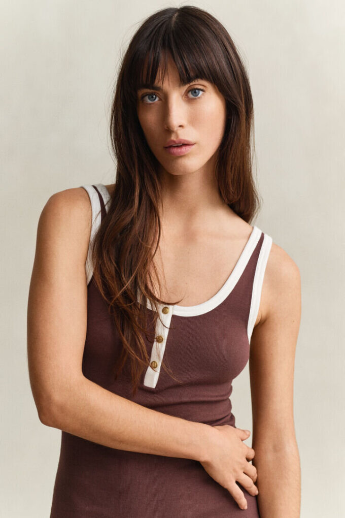 Ribbed Tank Dress