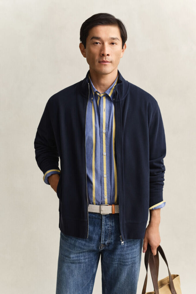 Sacker Rib Zip Sweatshirt