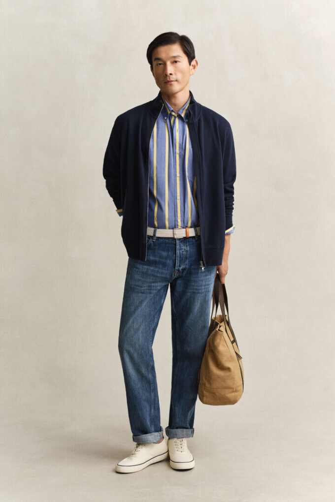 Sacker Rib Zip Sweatshirt
