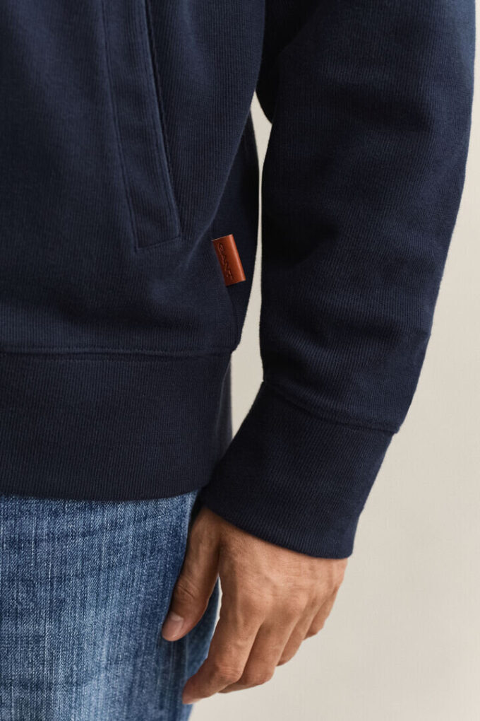 Sacker Rib Zip Sweatshirt