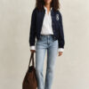Satin Varsity Jacket
