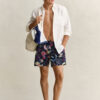 Seaweed Print Swim Shorts