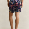 Seaweed Print Swim Shorts