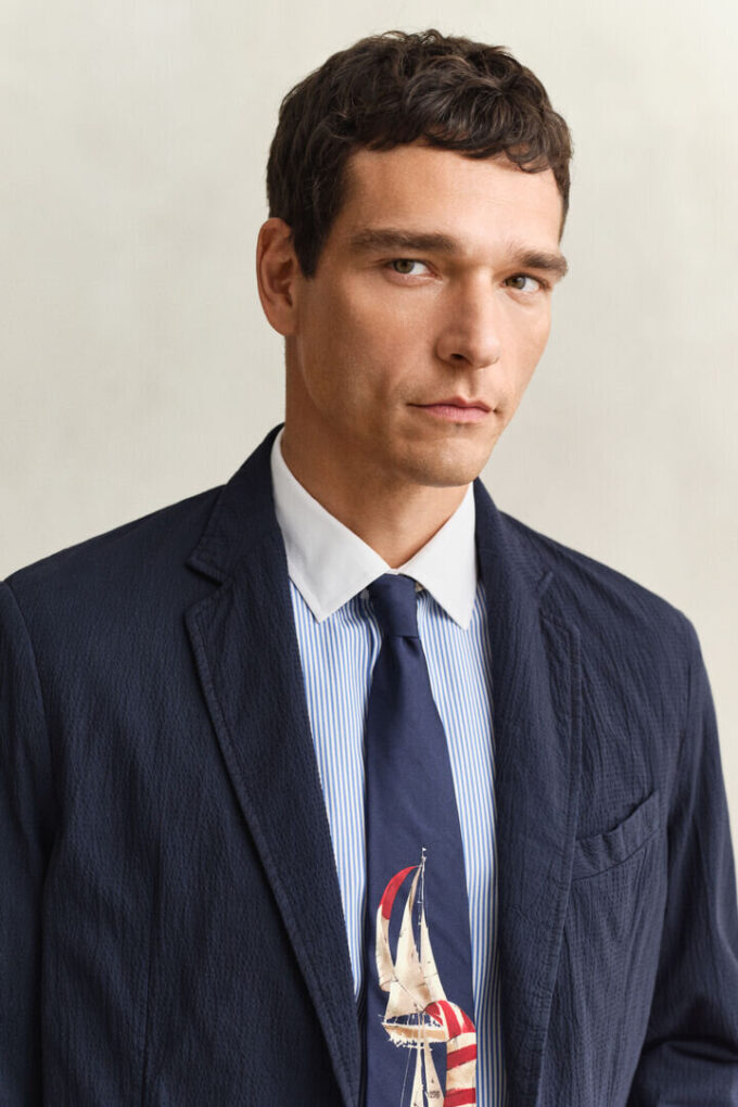 Seersucker Blazer