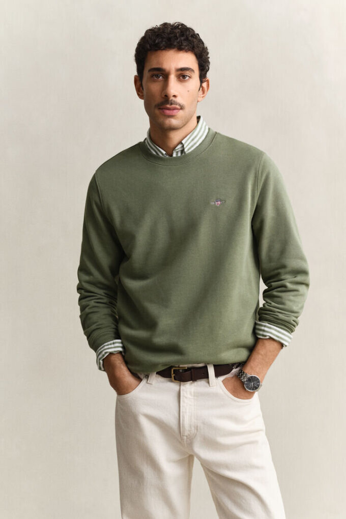 Shield Crew Neck Sweatshirt