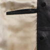 Short Leather Trench Coat