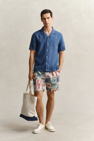 Short Sleeve Linen Shirt