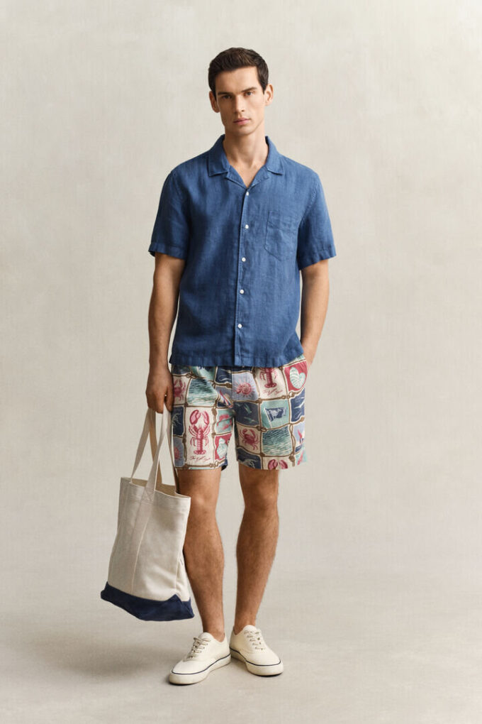 Short Sleeve Linen Shirt