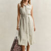 Sleeveless Linen Dress