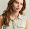 Sleeveless Linen Dress