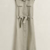 Sleeveless Linen Dress
