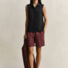 Sleeveless Linen Shirt