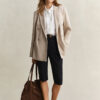 Sleeveless Linen Shirt