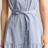 Sleeveless Striped Cotton Dress