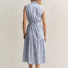 Sleeveless Striped Cotton Dress