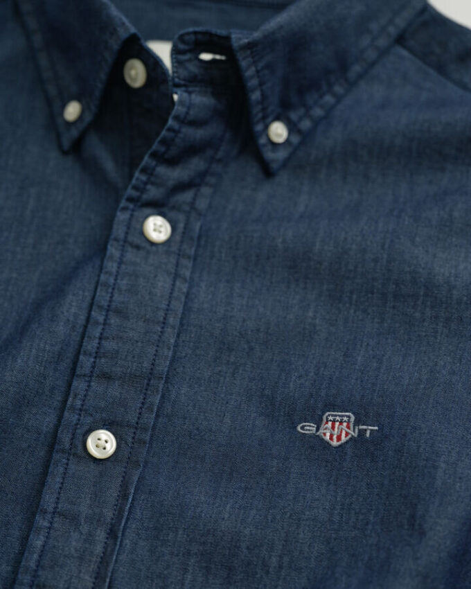 Slim Fit Indigo Shirt