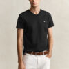 Slim Fit Shield V-Neck T-Shirt