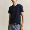 Slim Fit Shield V-Neck T-Shirt