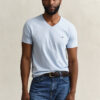 Slim Fit Shield V-Neck T-Shirt