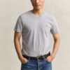 Slim Fit Shield V-Neck T-Shirt